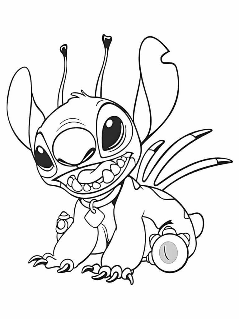 Colorindo o Stitch: Uma Aventura Intergaláctica