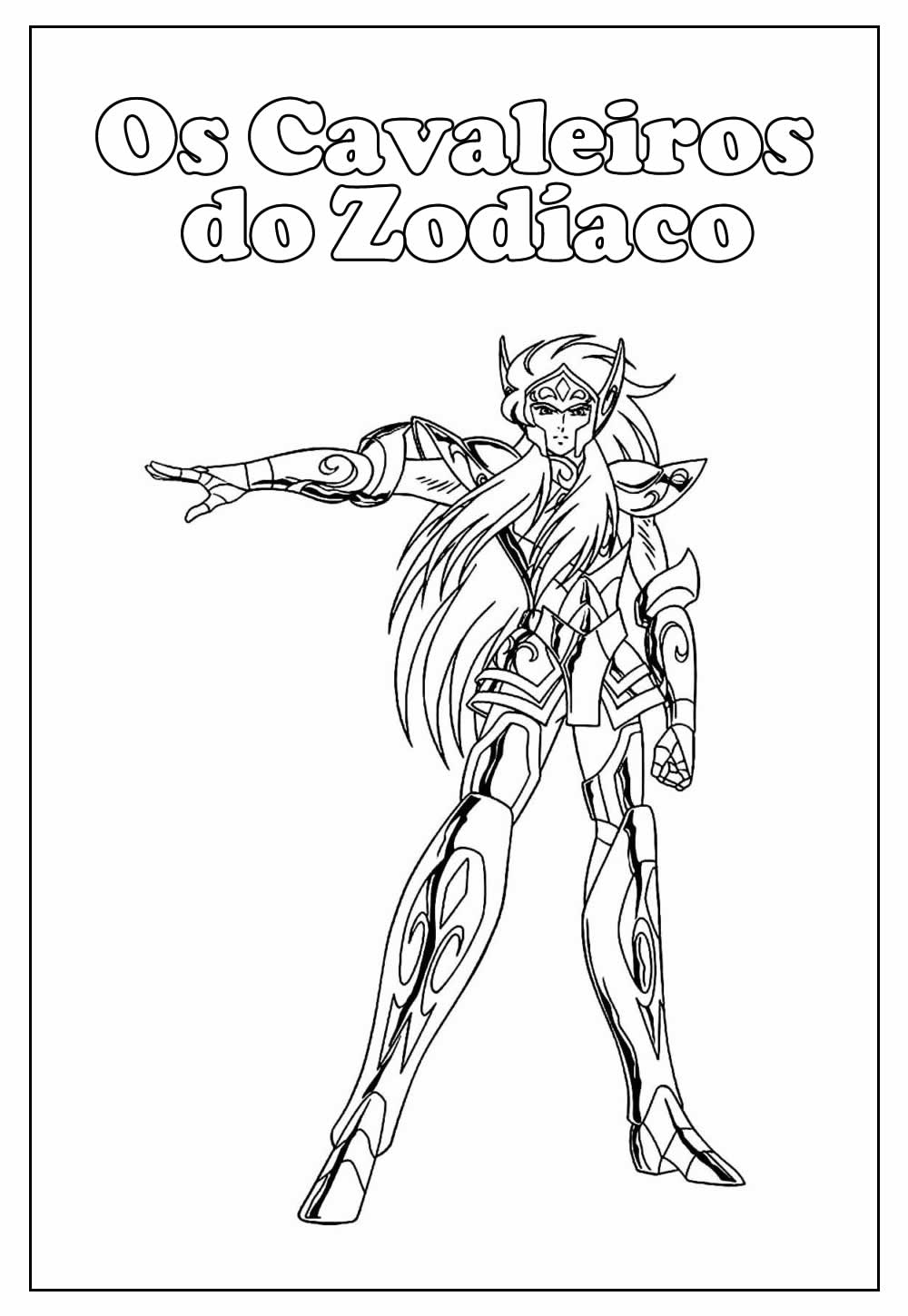 Colorindo o Universo de Os Cavaleiros do Zodíaco