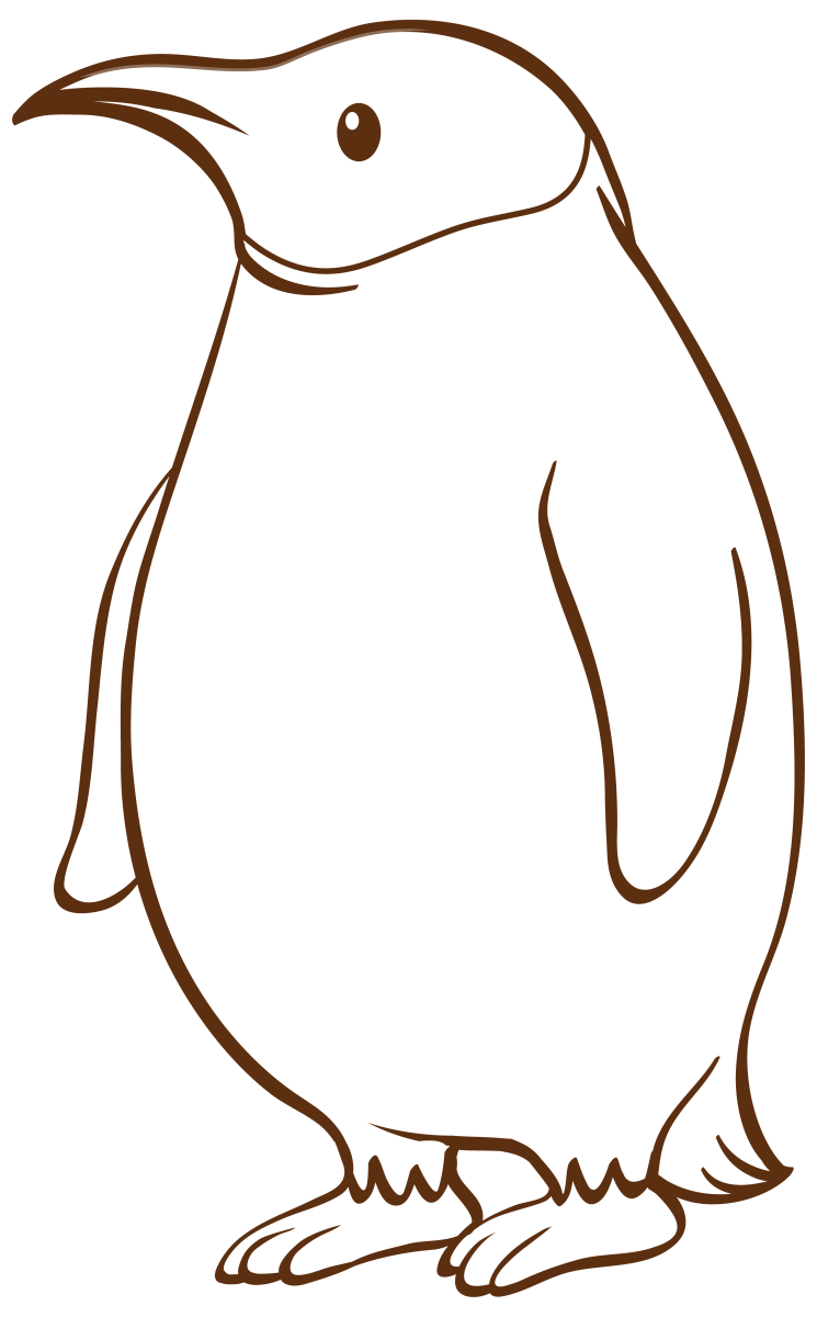 Colorindo um Pinguim Adorável
