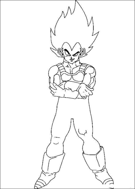 Colorindo o Poder de um Guerreiro Saiyajin