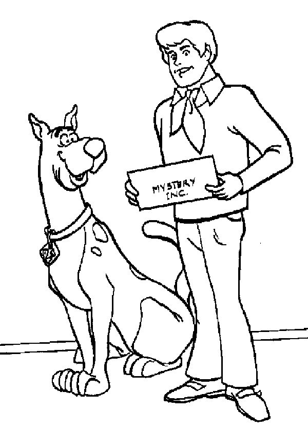 Colorindo Scooby-Doo e o Mistério
