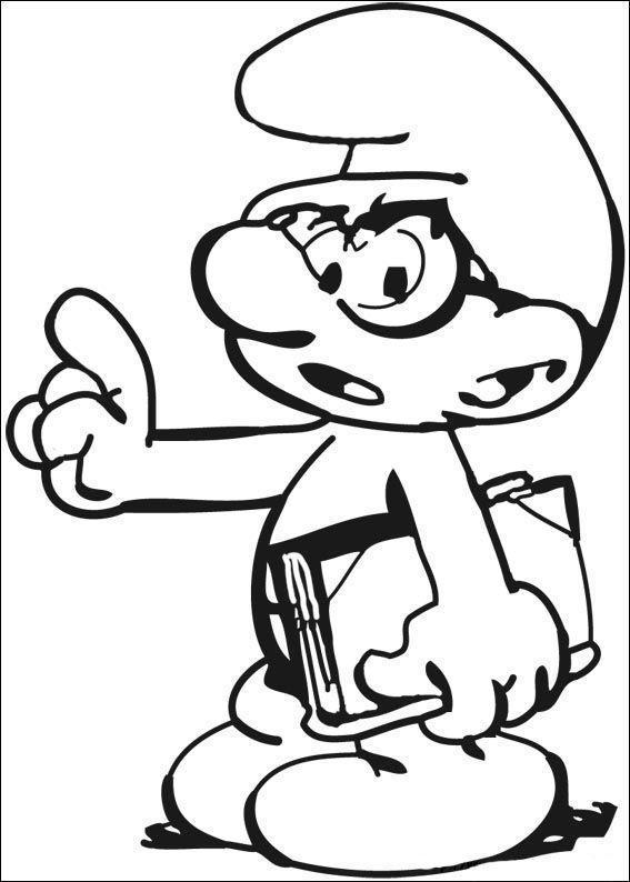 Colorindo o Smurf Gênio
