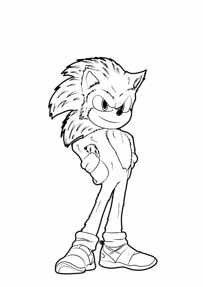 Colorindo Sonic, o Ouriço Veloz