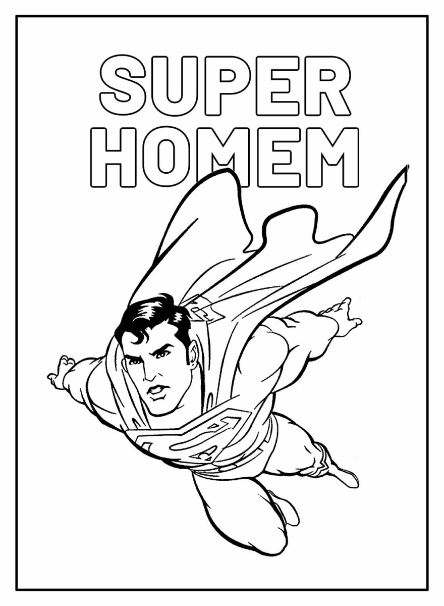 Colorindo o Super-Homem em Ação