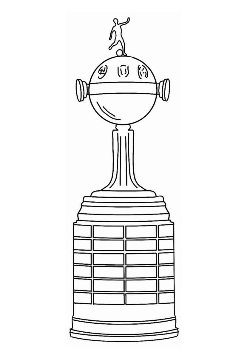 Colorindo o Troféu Libertadores