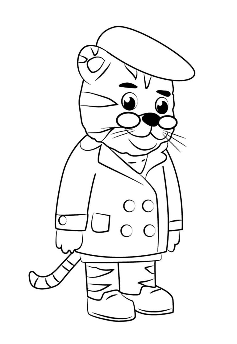 Colorindo o Vovô do Daniel Tigre