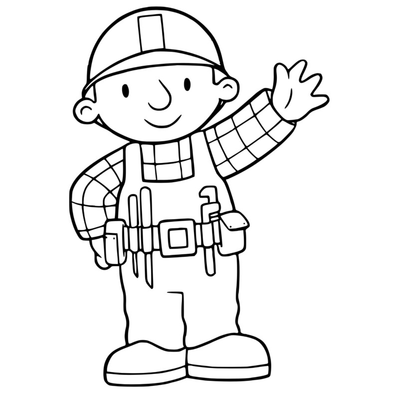 Colorir com Bob, o Construtor!
