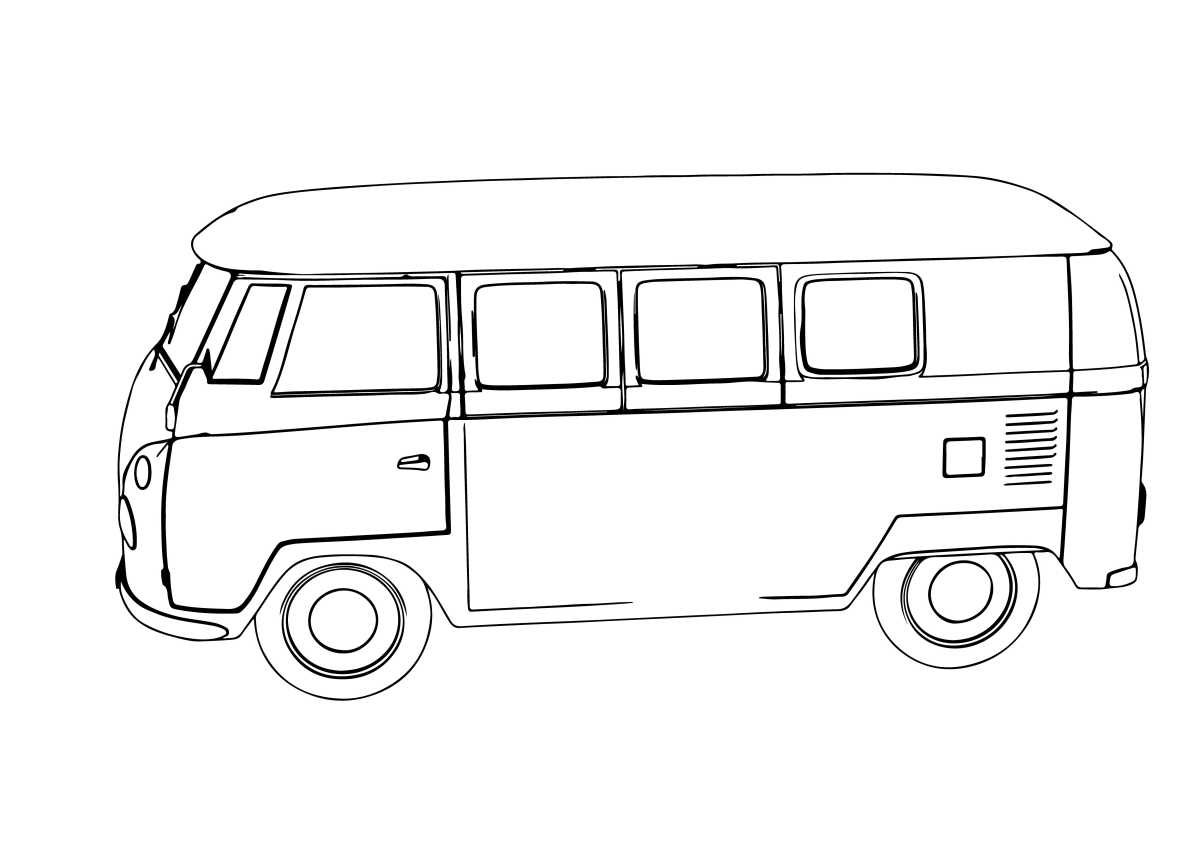 A Arte de Colorir uma Kombi Clássica