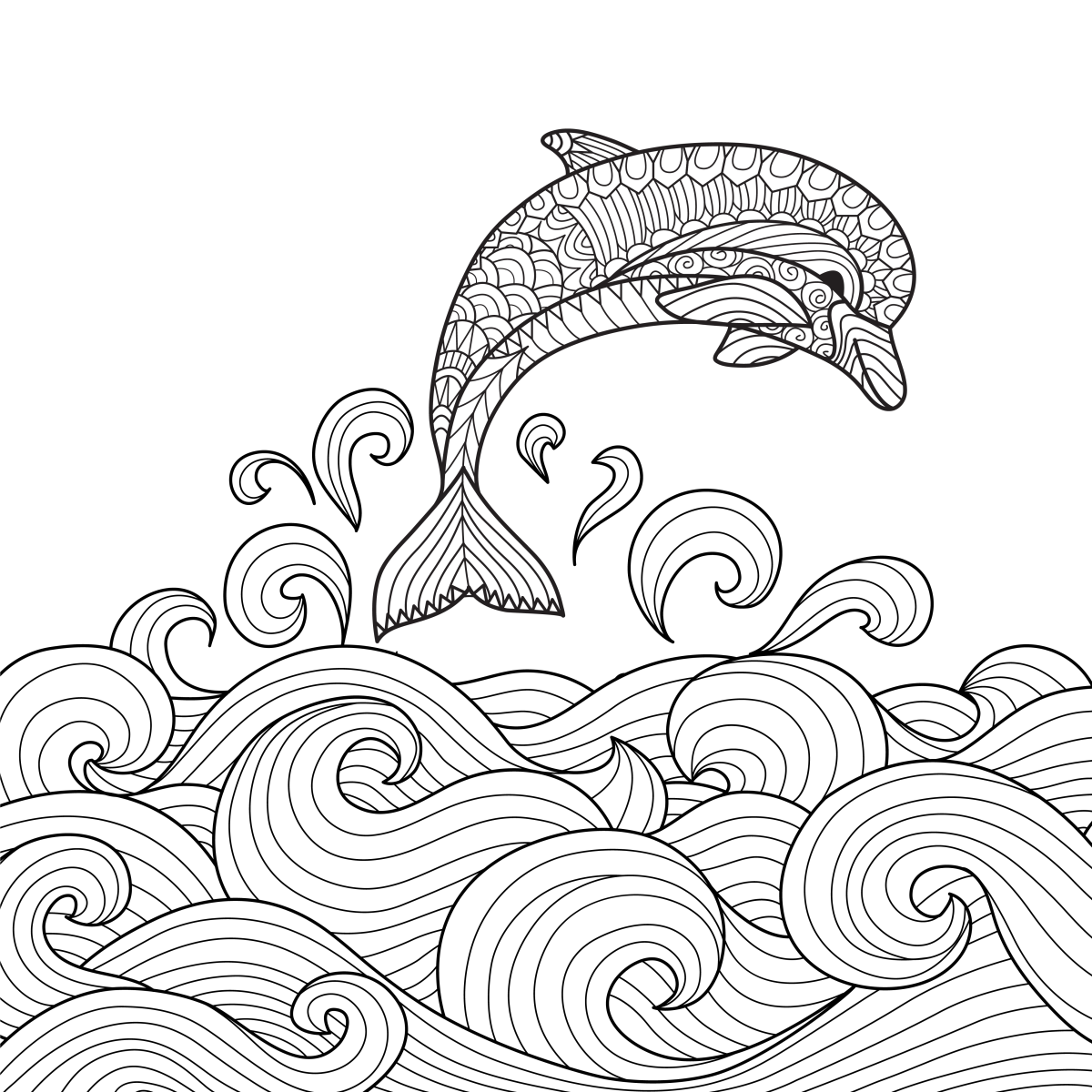 Colorindo o Mar com Golfinhos