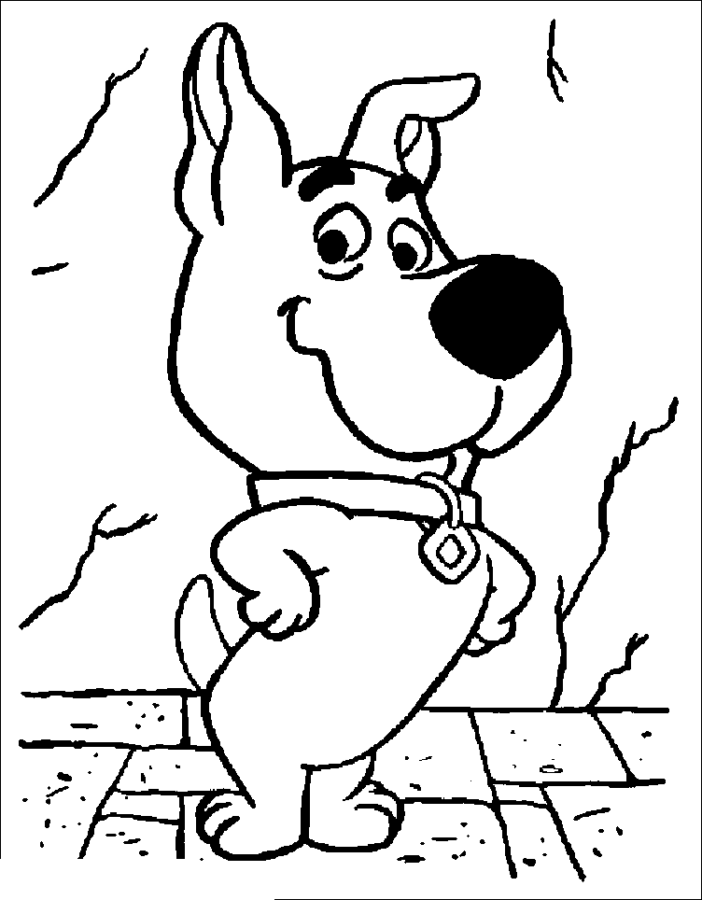 Colorindo com o Jovial Scooby-Doo