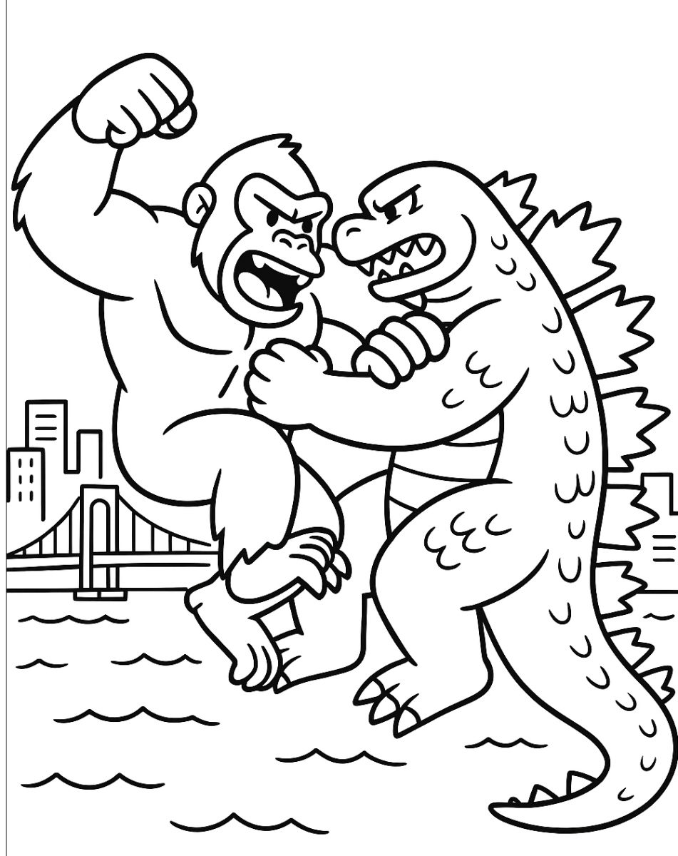 Confronto Épico: King Kong vs. Godzilla
