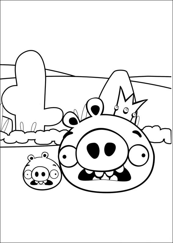 Cores Divertidas com os Porquinhos de Angry Birds