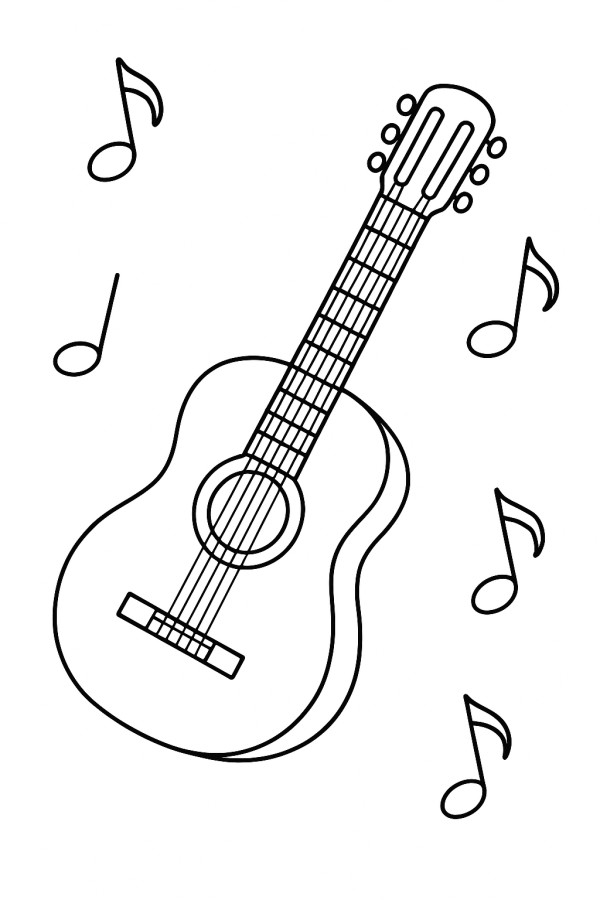Cores Vibrantes para o Violão Mágico