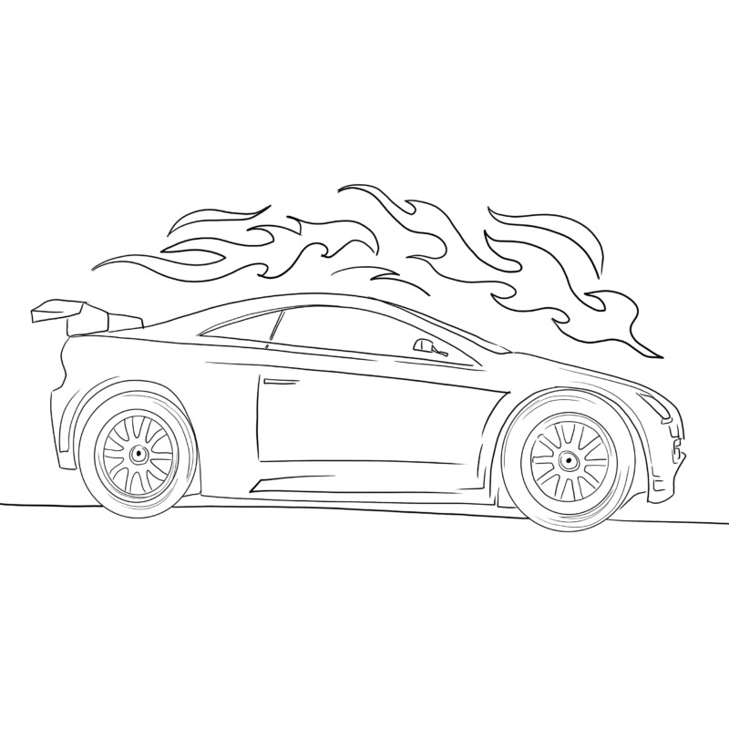 Corrida de Chamas: O Poderoso Hot Wheels