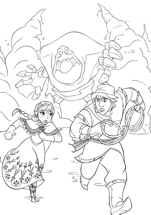 Corrida Congelante com Anna e Kristoff