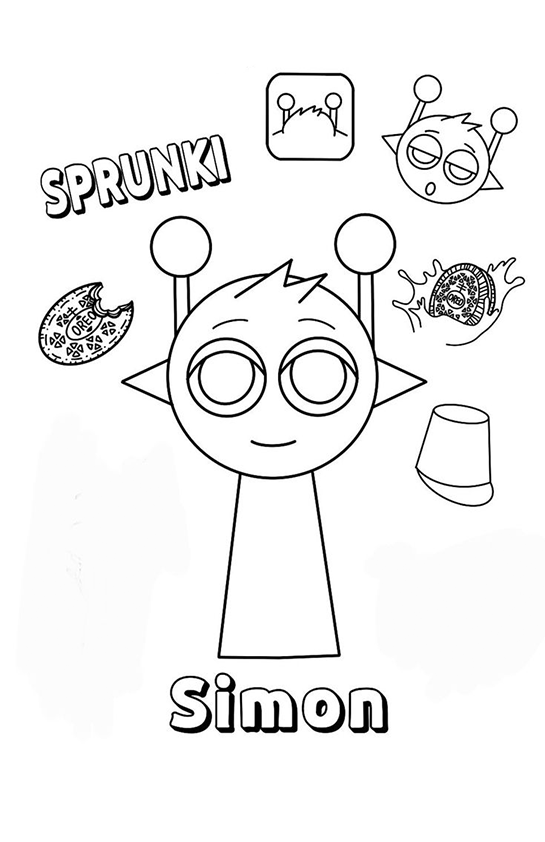 Explore a Criatividade do Mundo Sprunki com Simon