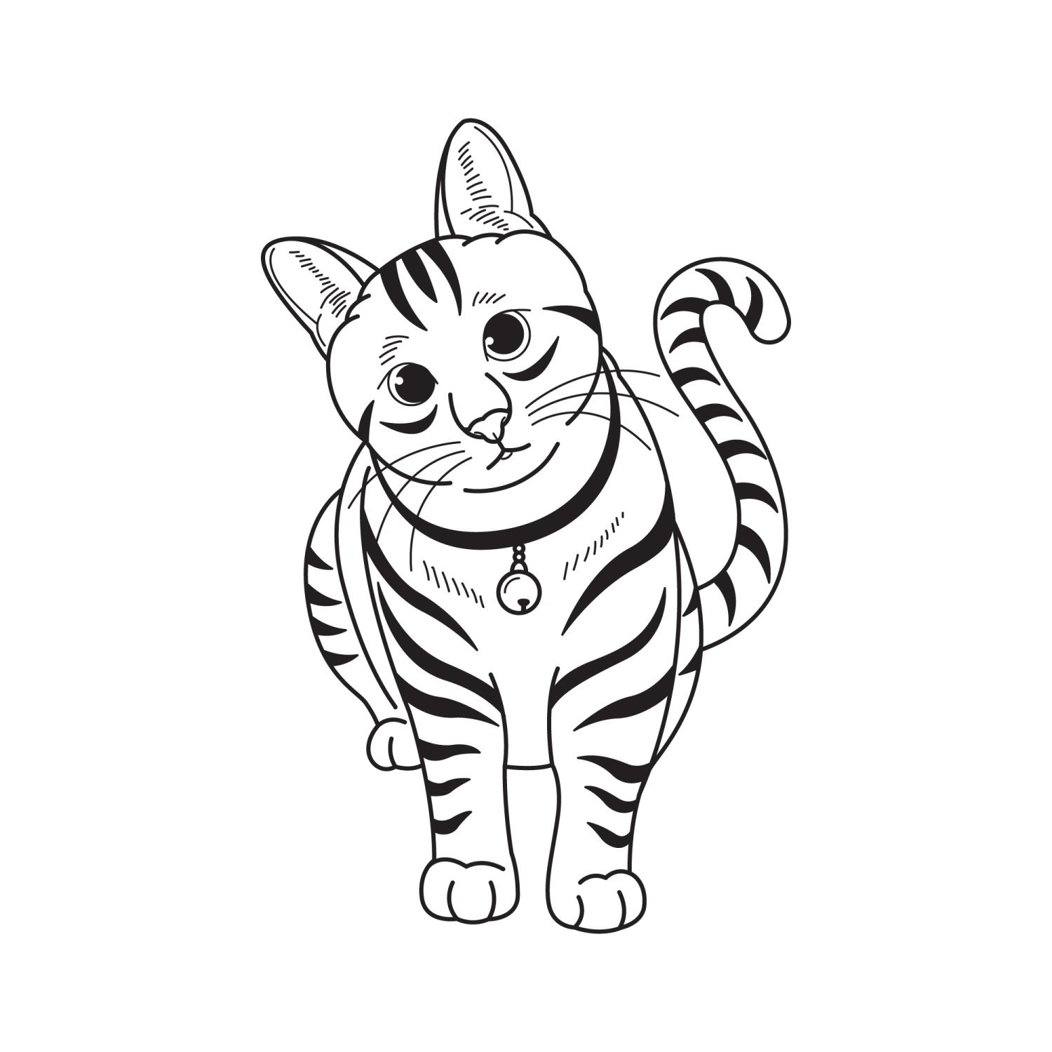 Cute Cat Illustration