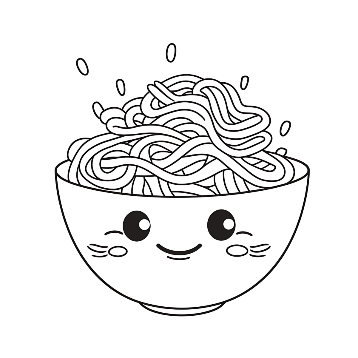 Cute Kawaii Noodles Delight