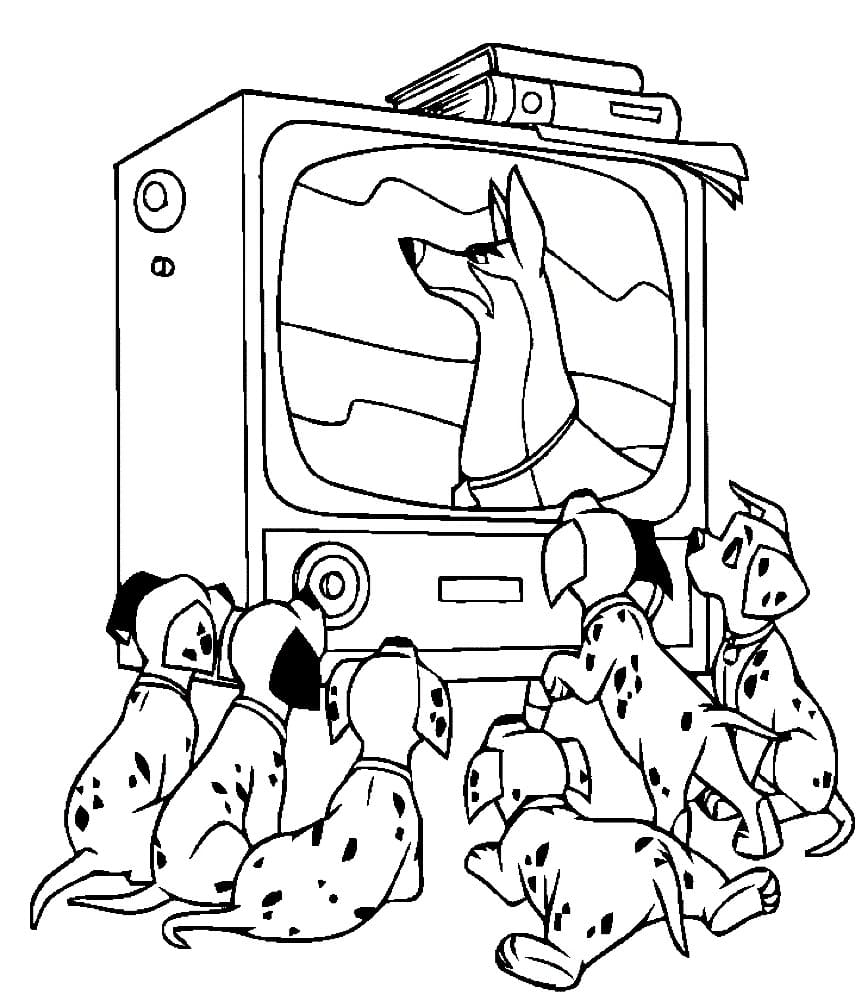 Dálmatas Encantados por Herói Televisivo