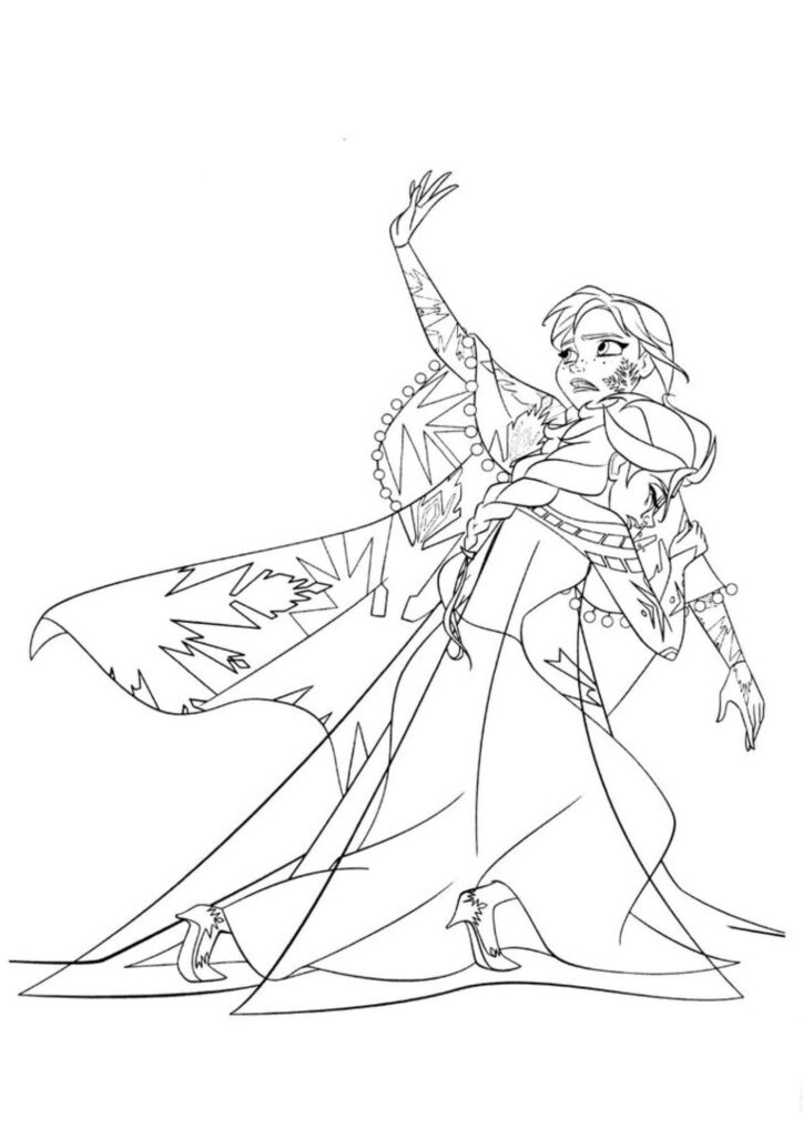 A Dança Congelante de Elsa e Anna