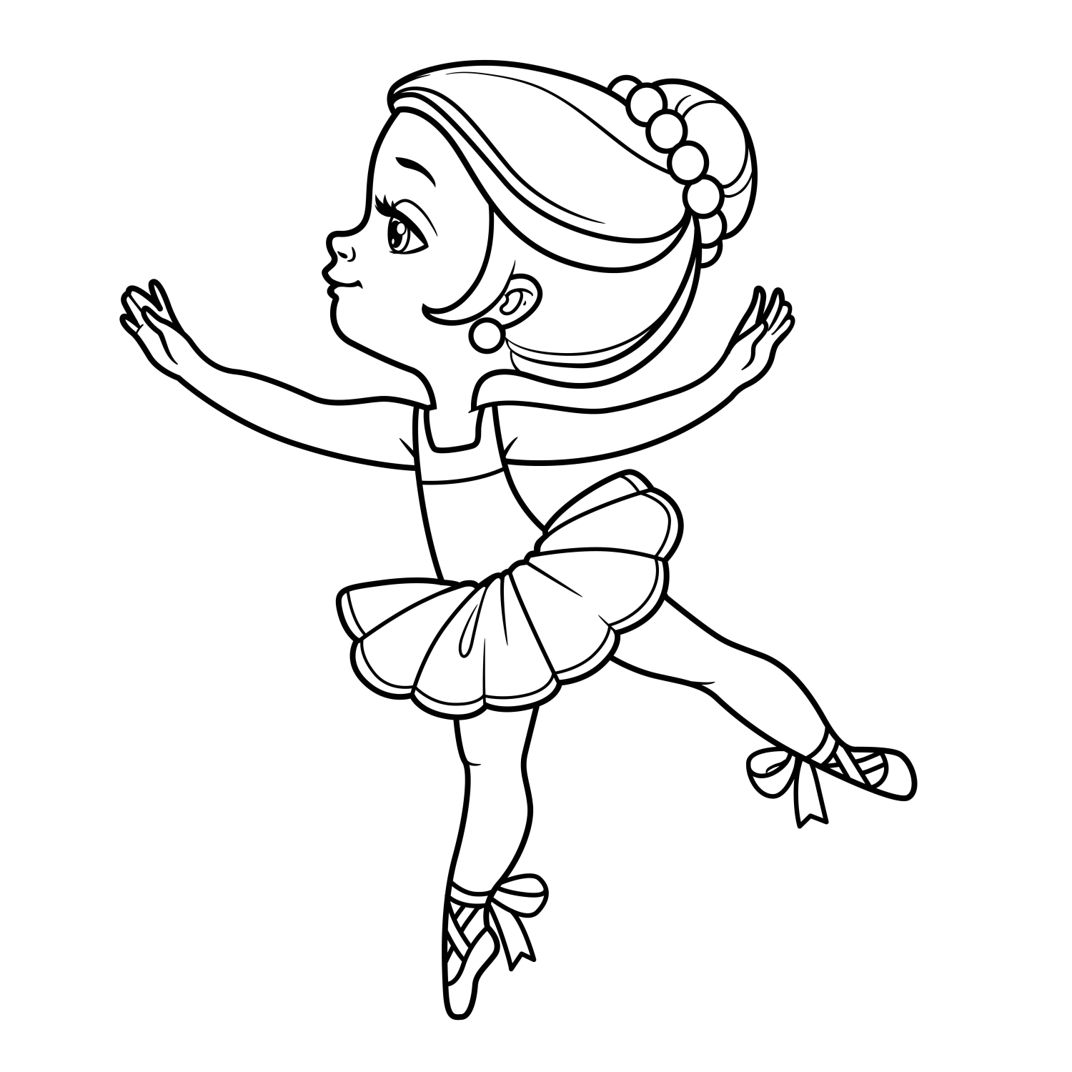 Dança Graciosa da Pequena Bailarina