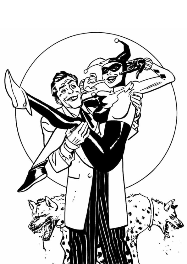 Dança Macabra do Coringa e Arlequina