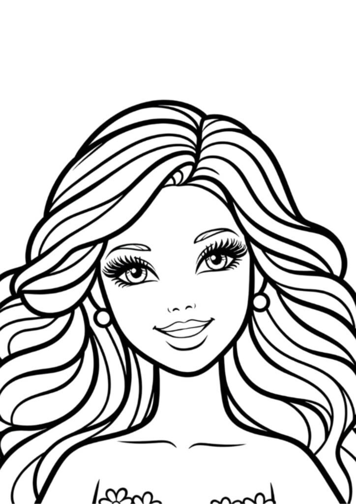 Dê Cores à Elegância da Barbie