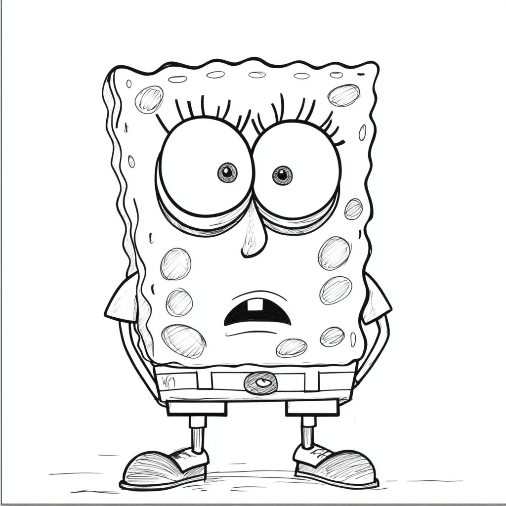 Dê Vida ao Bob Esponja com Cores!