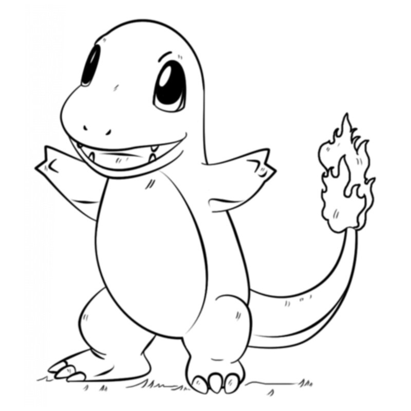 Dê Vida ao Charmander com Cores!