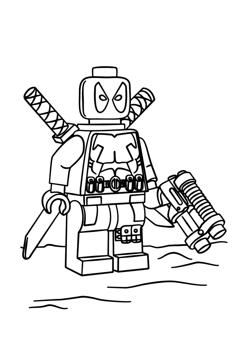 Deadpool em Versão Lego
