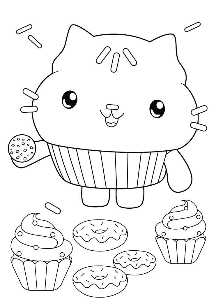 Delícias Doces com o Gato Cupcake