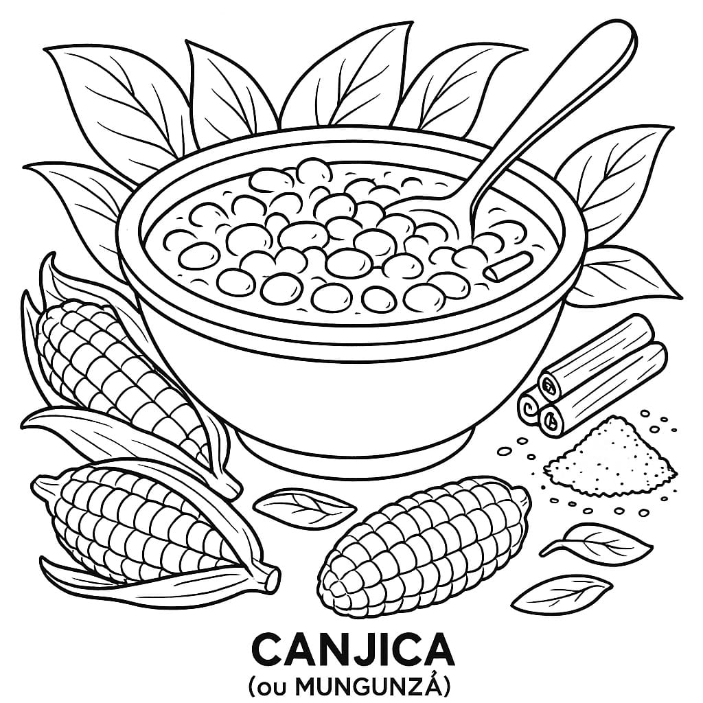 Deliciosa Arte de Colorir Canjica