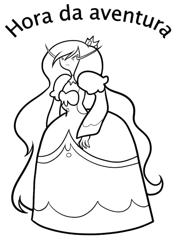 Desbrave Cores com a Princesa de Hora de Aventura