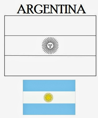 Desenhe a Bandeira da Argentina