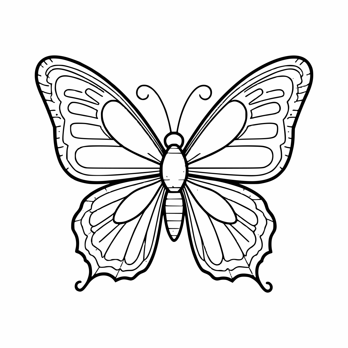 Desenho de Borboleta para Colorir