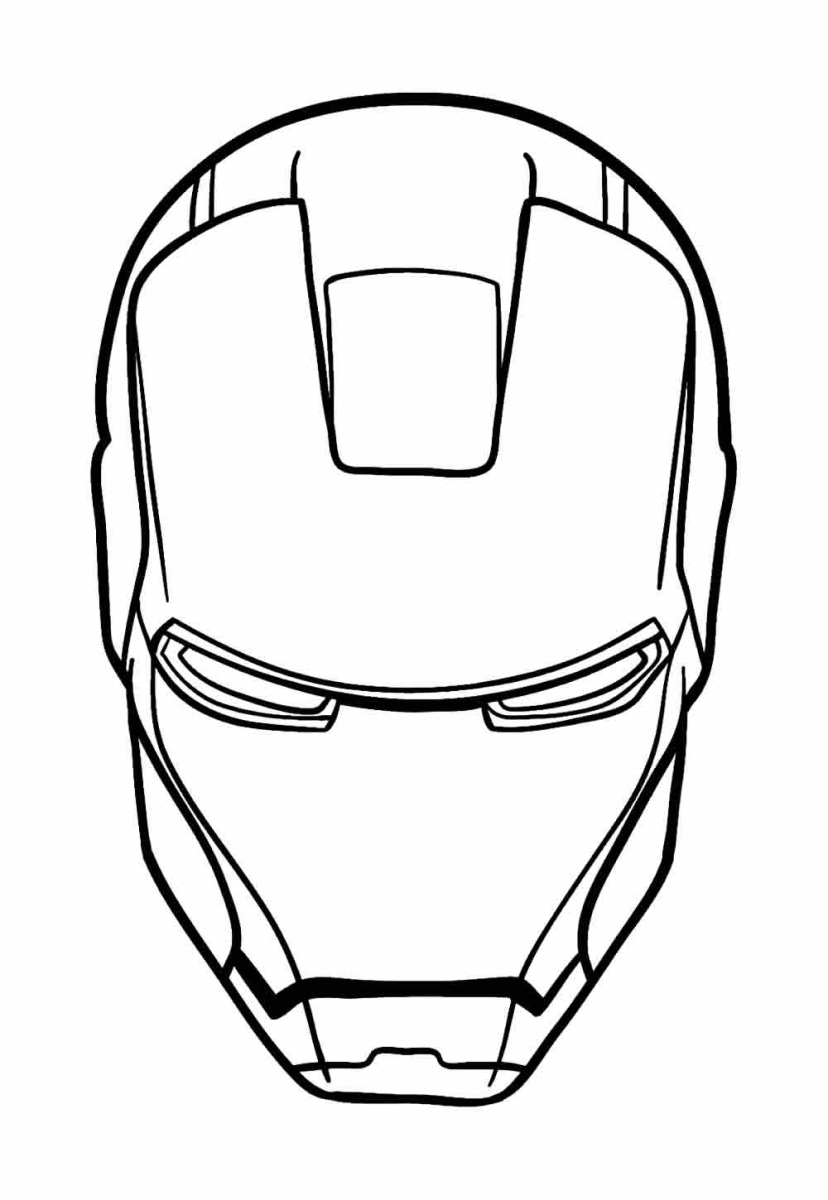 Desenho do Icônico Capacete do Homem de Ferro
