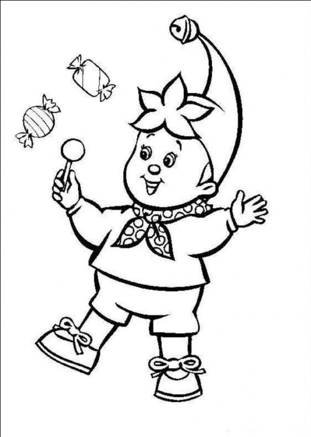 Desenho Encantador de Duende de Natal