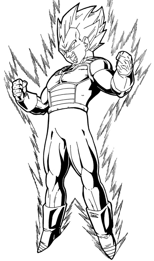Desperte o Poder de Vegeta com Suas Cores