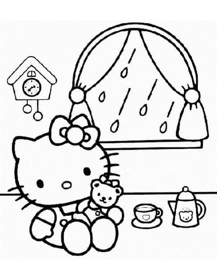 Dia Chuvoso com Hello Kitty