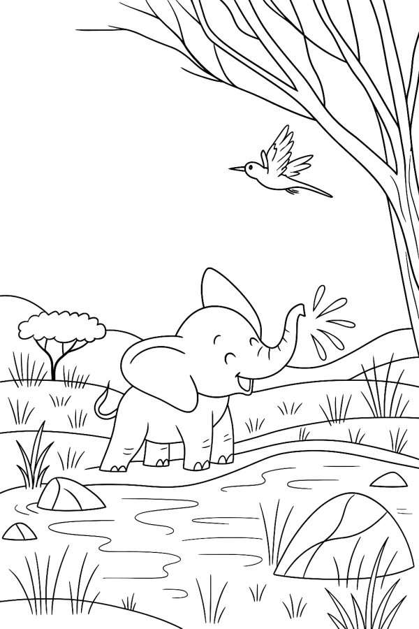 Dia de Diversão na Savana