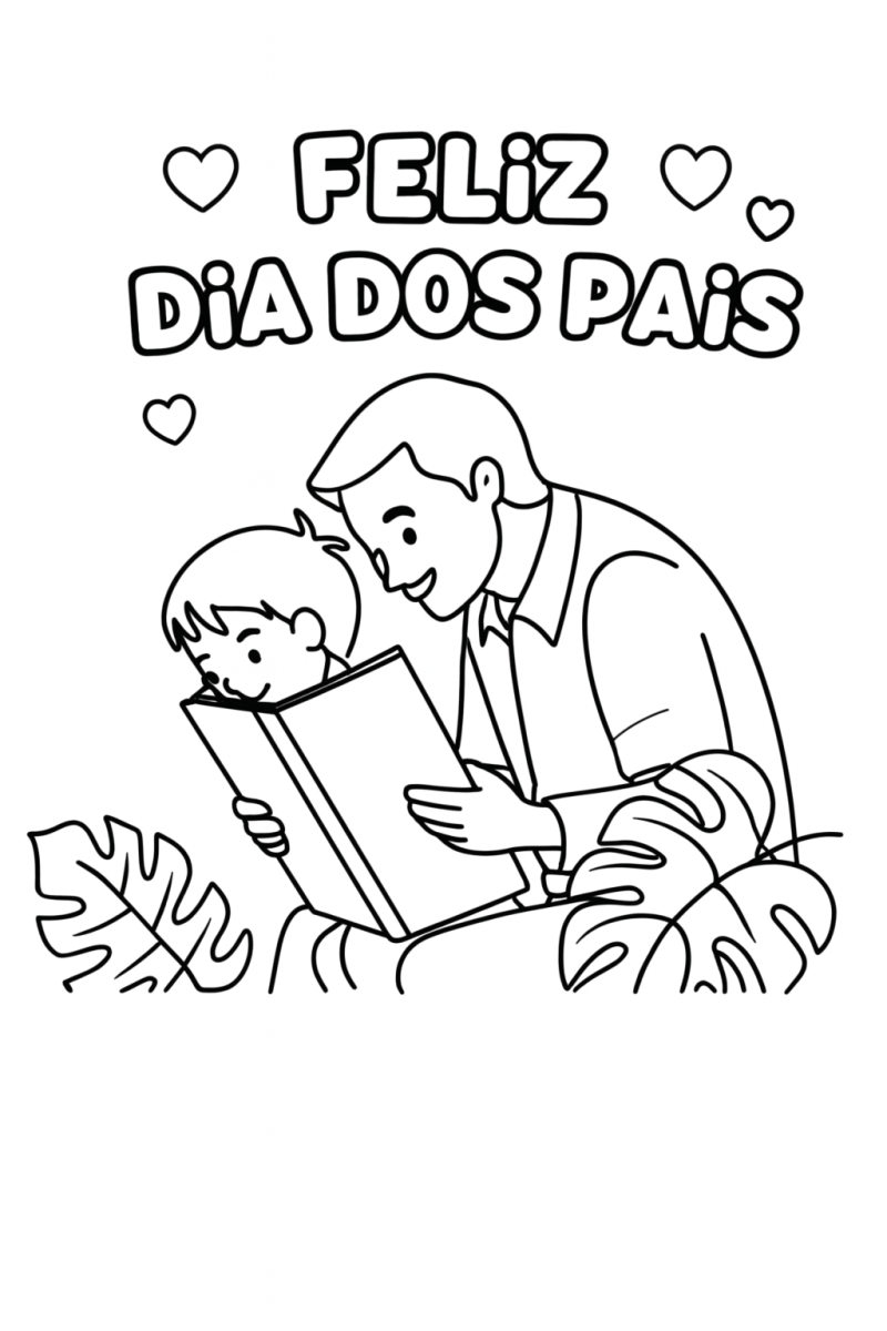 Um Dia dos Pais de Leitura e Amor