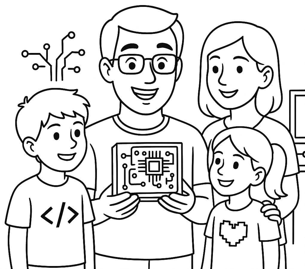 Dia dos Pais Tech: Um Pai e seu Mundo Digital