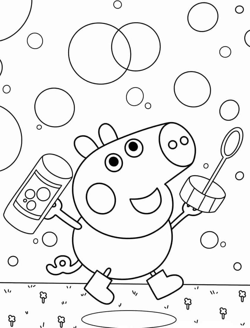 Diversão Borbulhante com Peppa Pig