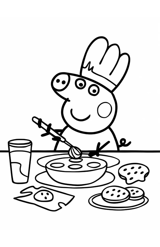 Diversão na Cozinha com George Pig