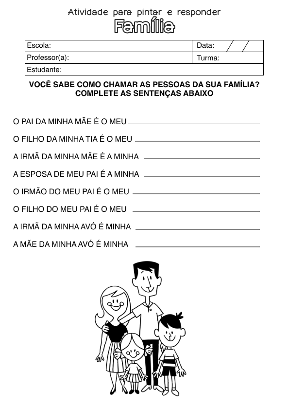 Diversão em Família: Aprenda e Pinte