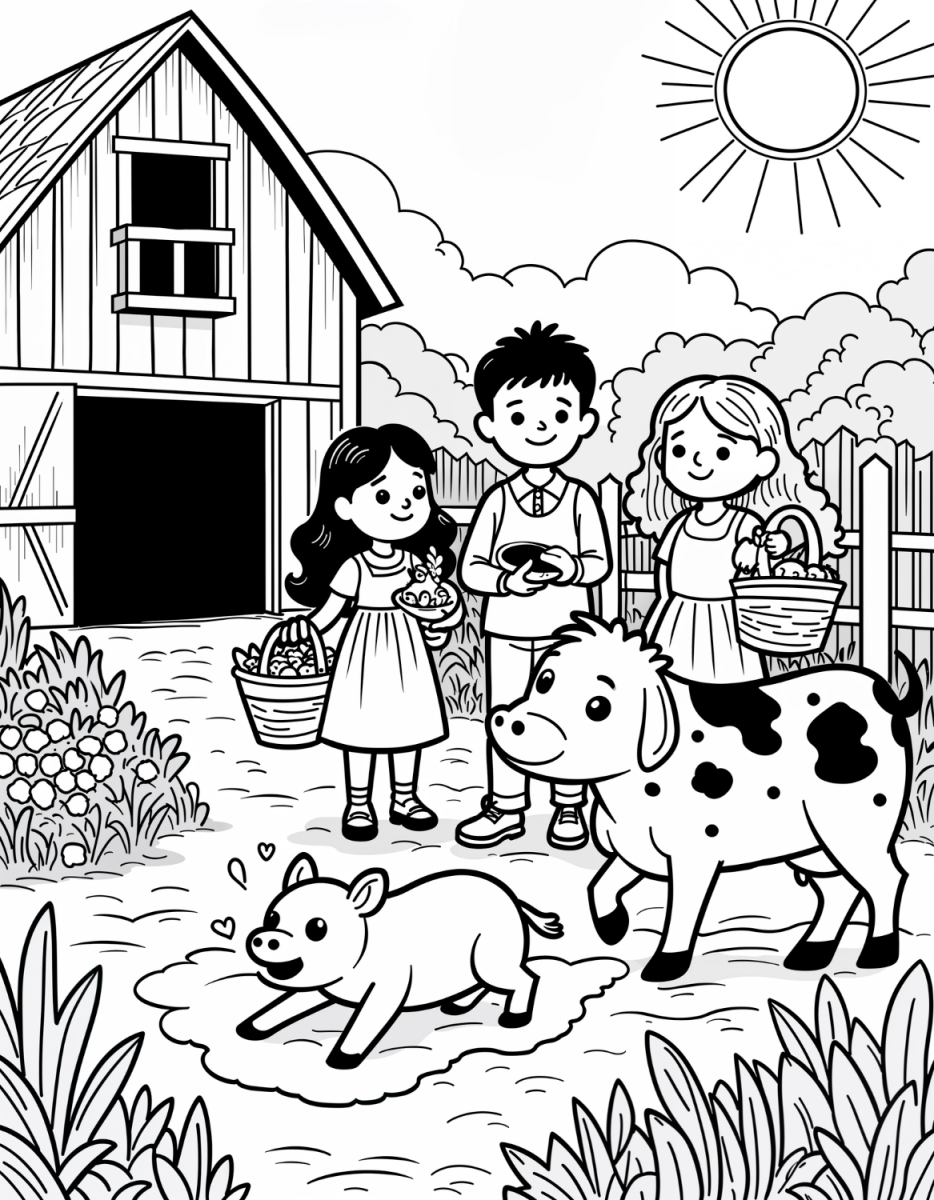 Diversão na Fazenda em Família