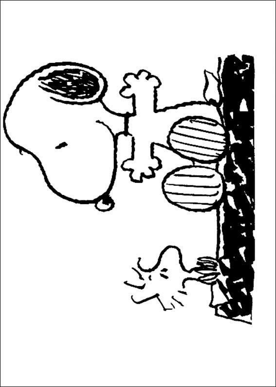 Diversão de Outono com Snoopy e Woodstock