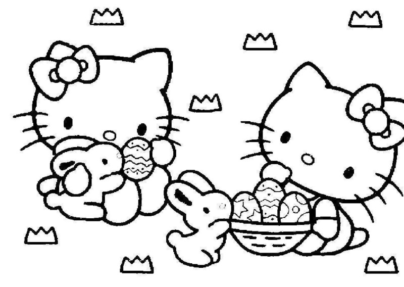 Diversão de Páscoa com Hello Kitty e Amigos