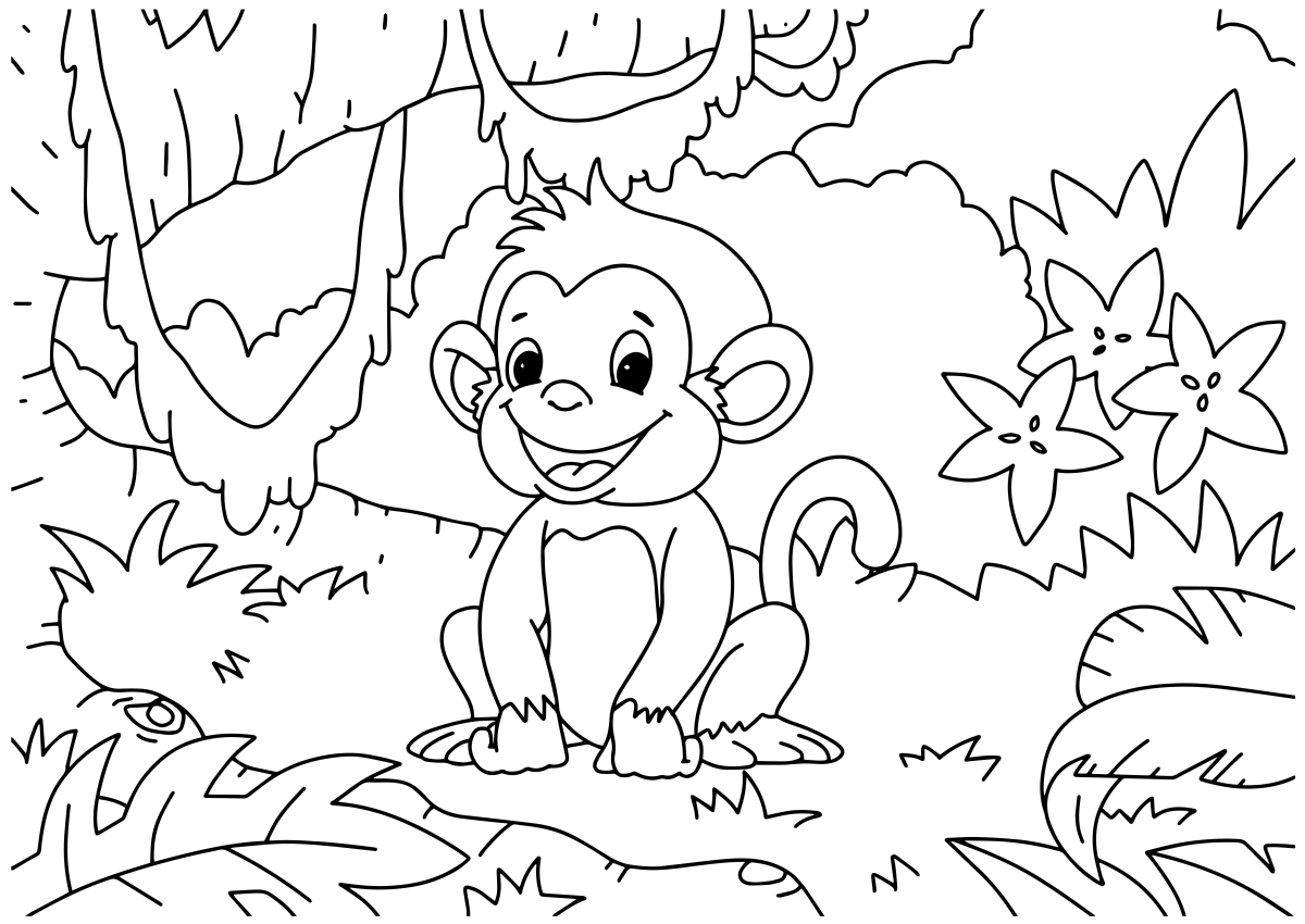Diversão na Selva com um Macaquinho