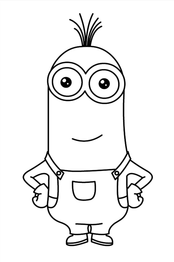 Divertida Arte para Colorir dos Minions